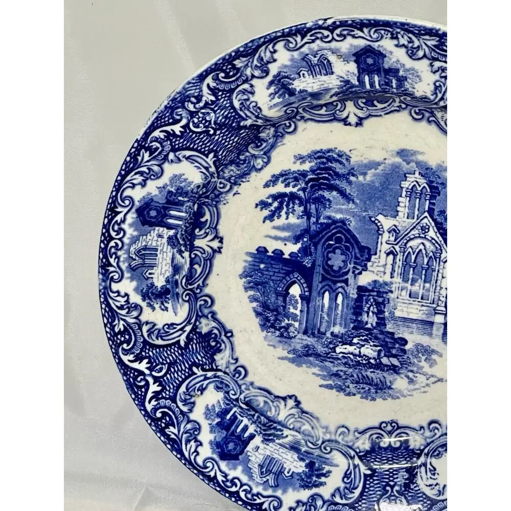 Antique Petrus Regout Maastricht Abbey 8 7/8